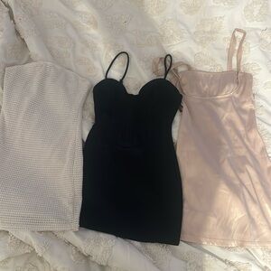 bundle of 3 dresses